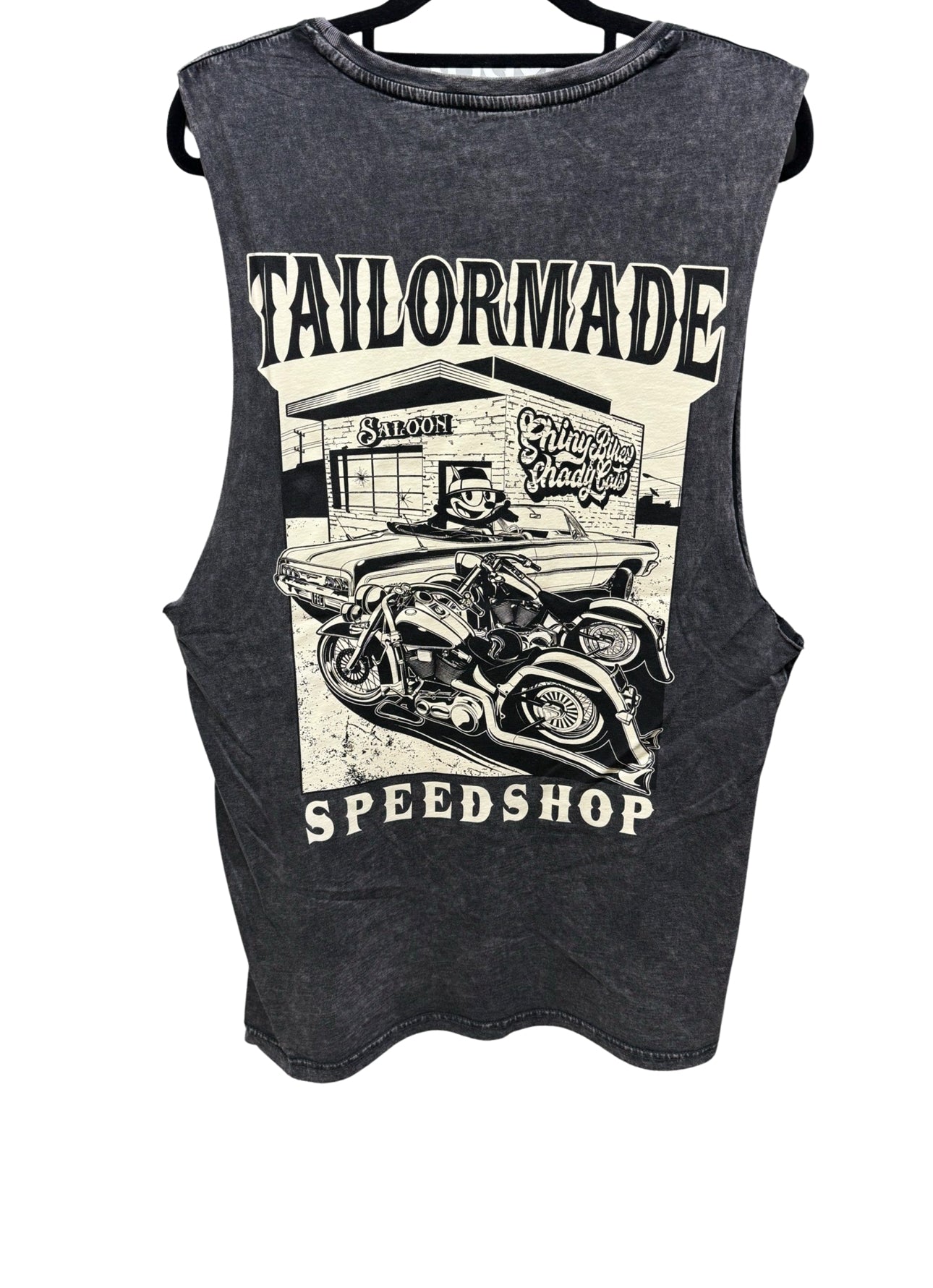 Shady Cats Tank Black Stone